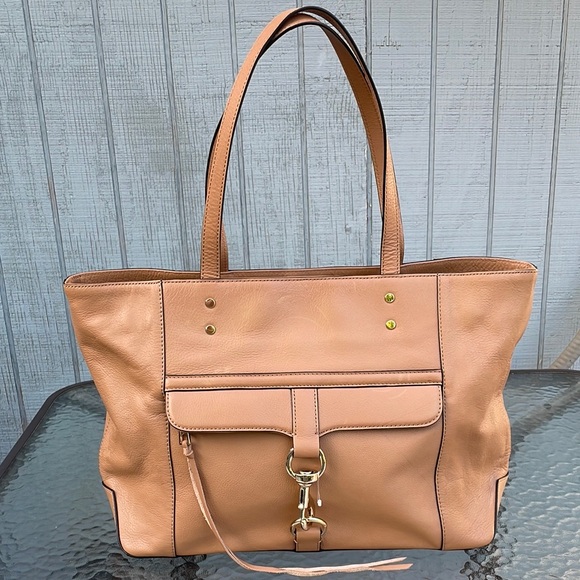 Rebecca Minkoff Tan Leather Tote Bag - Picture 16 of 17